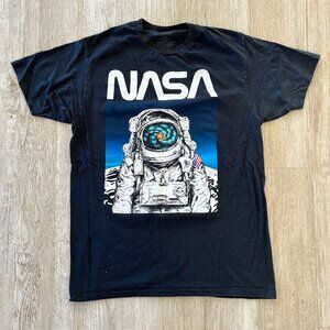 Unisex Chemistry Black NASA Tshirt - L